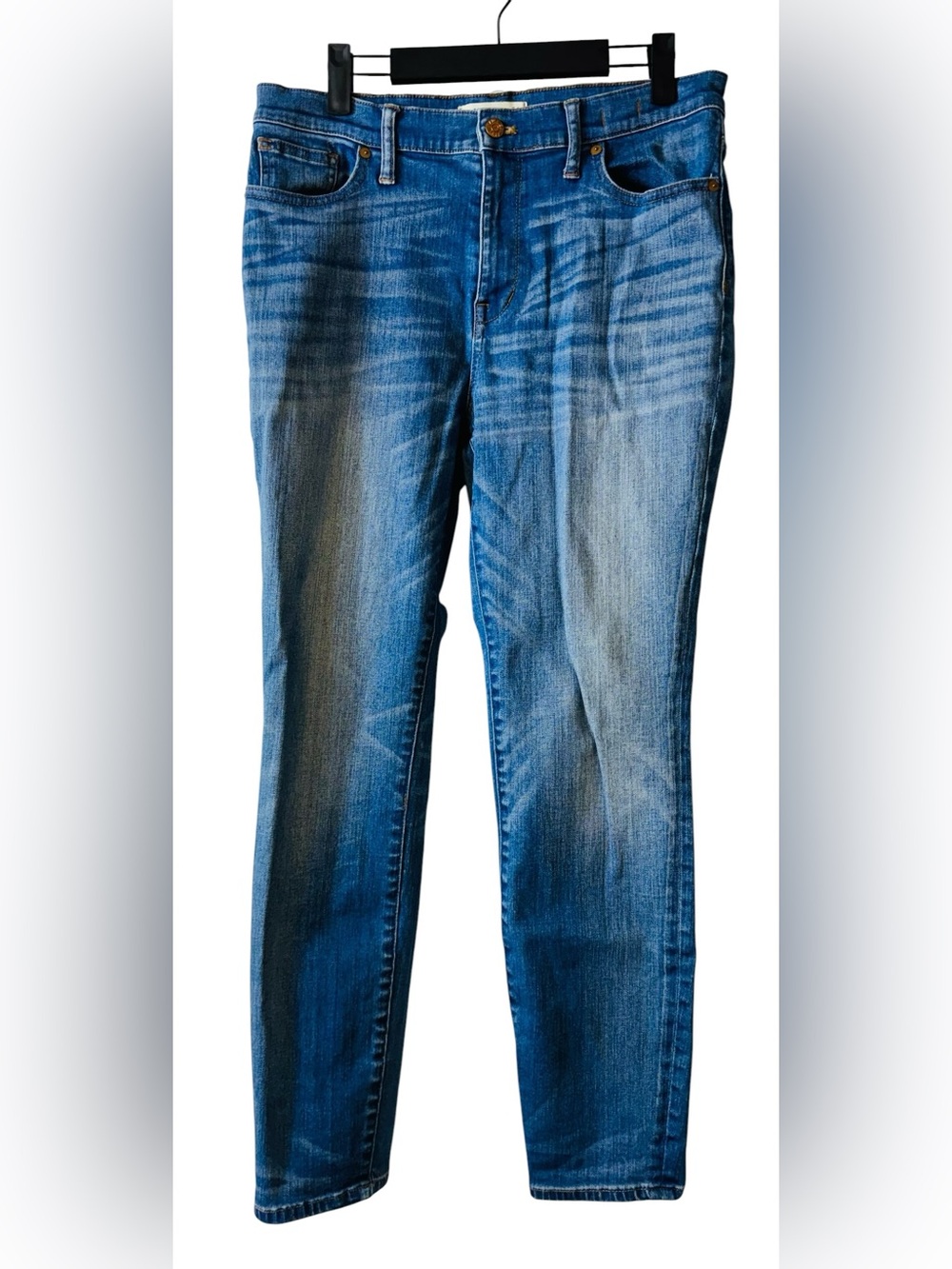 Madewell High Riser Skinny Skinny Jeans in Atlantic Wash-26x29